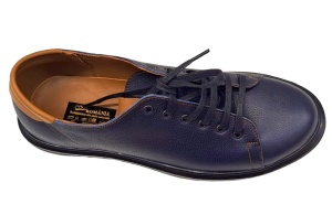 Pantofi barbati casual din piele naturala bleumarin 408SBL - Img 3