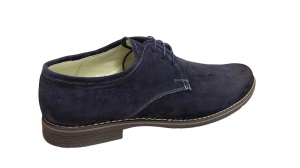 Pantofi barbati casual din piele naturala, culoare bleumarin Marimea 41 - Img 4