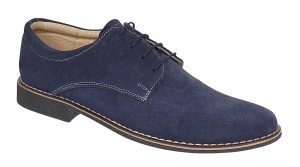 Pantofi barbati casual din piele naturala intoarsa bleumarin - Marimea 39, 41 - Img 4