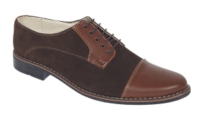 Pantofi barbati casual din piele naturala intoarsa - Marimea 39, 40, 44 Maro - GKR5RM - Img 1