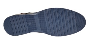 Pantofi barbati casual din piele naturala - Model bleumarin cu maro - GKR332EBL - Img 7