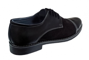 Pantofi barbati casual din piele naturala - Model Negru 101LSN - Img 4