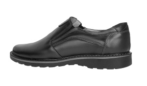 Pantofi barbati casual din piele naturala talpa sport fara inchidere GKR480EN - Img 2