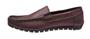 Pantofi barbati casual din piele naturala Visiniu GKR13VIS - Img 7