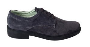 Pantofi barbati casual piele naturala intoarsa Alexander Rome - Arezo Gri Vel Marimea 42 - Img 5
