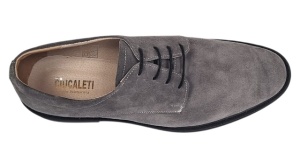 Pantofi barbati casual piele naturala intoarsa Arezzo Gri - Img 3