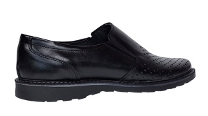 Pantofi barbati de vara din piele naturala cu perforatii GKR506N - Img 5