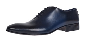 Pantofi barbati eleganti din piele naturala Bleumarin 024BLU - Img 3