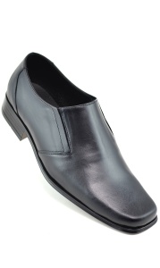 Pantofi barbati eleganti din piele naturala, cu elastic STDX3EL - Img 2