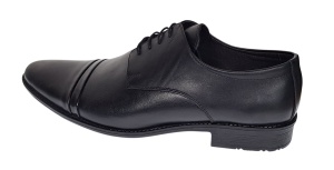 Pantofi barbati eleganti din piele naturala culoare Neagra 111N - Img 5