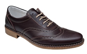 Pantofi barbati eleganti din piele naturala, maro - 870MBOX