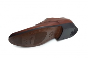 Pantofi barbati eleganti din piele naturala maro, ADYSIRETM - Img 4