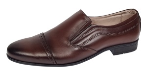 Pantofi barbati eleganti din piele naturala Maro fara inchidere GKR232M - Img 2