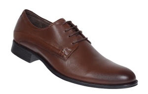 Pantofi barbati eleganti din piele naturala maro SIR769M - Img 3