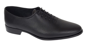 Pantofi barbati eleganti din piele naturala matritata - Model Negru GKR132NP - Img 10