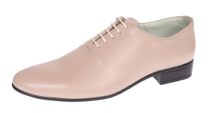 Pantofi barbati eleganti din piele naturala - Model Enzo Bej Nude - Img 2