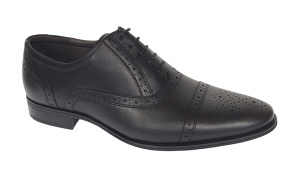 Pantofi barbati eleganti din piele naturala - Model Negru 359N - Img 3