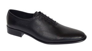 Pantofi barbati eleganti din piele naturala - Model Office Negru Matritat GKR35NPF - Img 4