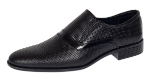 Pantofi barbati eleganti din piele naturala Negru GKR1PFN