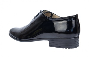 Pantofi barbati eleganti din piele naturala, negru lac, MOD2NLAC - Img 3