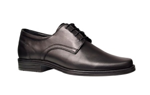 Pantofi barbati eleganti din piele naturala, politie, pompieri, jandarmi, Negru - SCVR21N - Img 4