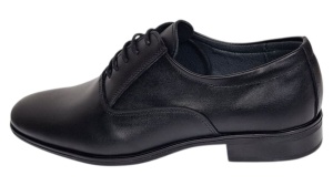 Pantofi barbati office eleganti din piele naturala Negru 899N - Img 2