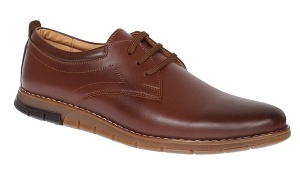 Pantofi barbati sport din piele naturala maro GKR57M