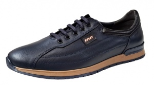 Pantofi barbati sport din piele naturala - Model Luis Bleumarin - Img 2
