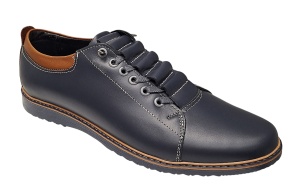 Pantofi casual barbati din piele naturala - Model Corsa Bleumarin GKR124BL