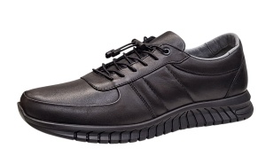 Pantofi casual barbati piele naturala VIK 317 Negru - Img 2