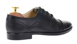 Pantofi casual dama din piele naturala box cu varf lac - P291LACN - Img 4