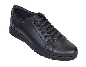 Pantofi caual barbati din piele naturala - Confort Negru Tipon - Img 9