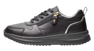 Pantofi dama casual din piele naturala - Abha Negru Marimea 38 - Img 4