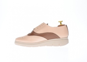 Pantofi dama casual din piele naturala Bej - P40BB - Img 5