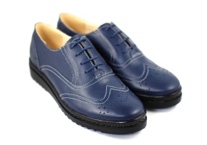 Pantofi dama casual din piele naturala bleumarin - P29OBLMBOX - Img 5