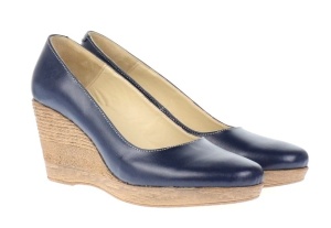Pantofi dama casual din piele naturala cu platforma de 7 cm Mara - P3550BL - Img 2