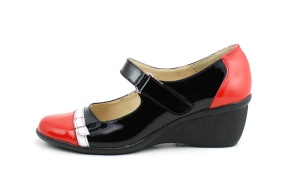 Pantofi dama casual din piele naturala cu platforme de 5 cm - P60RAN - Img 3
