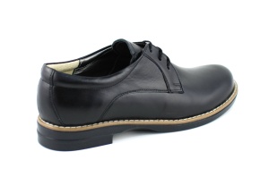 Pantofi dama casual din piele naturala culoare Negru P102NBOX - Img 2