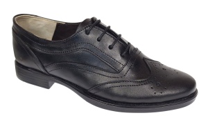 Pantofi dama casual din piele naturala de culoare neagra - P29NBOX - Img 3