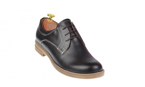 Pantofi dama casual din piele naturala maro box - P102MBOX
