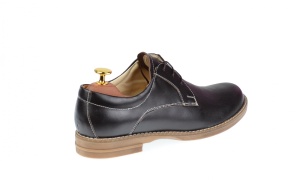 Pantofi dama casual din piele naturala maro box - P102MBOX - Img 3