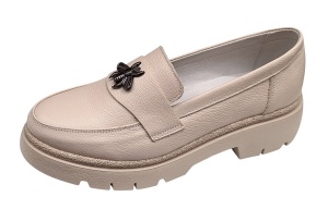 Pantofi dama casual din piele naturala - Model Sweet Cream Bee - Img 5