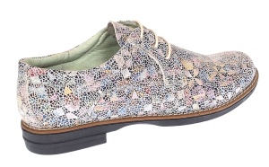Pantofi dama casual din piele naturala Mozaic Colorat P102BEJ2 - Img 9