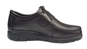 Pantofi dama casual din piele naturala negru box SCAI GKR33N - Img 2
