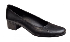 Pantofi dama casual din piele naturala Negru BOX - STD32N