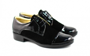 Pantofi dama casual din piele naturala - P10LACN