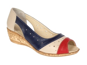 Pantofi dama decupati din piele naturala - S104 - Img 2