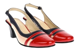 Pantofi dama decupati Marimea 40 - Model din piele naturala LS301RBLBEJ - Img 3
