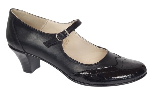 Pantofi dama eleganti din piele naturala cu toc 5cm sau 7cm - P104NLCRT5 - Img 5