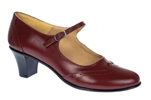 Pantofi dama eleganti din piele naturala cu toc de 5cm - P104VIST5